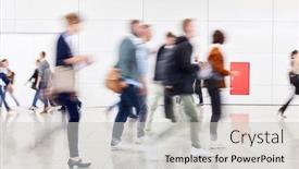  Presentation with anonymous - Colorful slides enhanced with great-anonymous-group-of-people backdrop and a light gray colored foreground