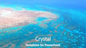 Presentation with australia - Beautiful theme featuring great barrier reef cairns australia backdrop and a teal colored foreground