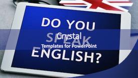  Presentation with united kingdom - Presentation design having great benefits - closeup of a tablet computer background and a navy blue colored foreground