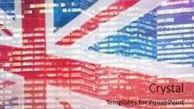  Presentation with flag history brexit brexit - Audience pleasing presentation consisting of great britain history - brexit concept - double exposure backdrop and a coral colored foreground
