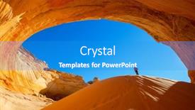  Presentation with utah - Theme enhanced with great-chamber-grotto-utah-usa background and a  colored foreground