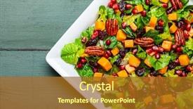  Presentation with pumpkin seeds - PPT layouts with great choice for thanksgiving background and a tawny brown colored foreground