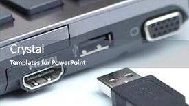  Presentation with end - Beautiful presentation featuring great connectivity and a usb backdrop and a gray colored foreground