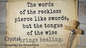  Presentation with bible verses - Amazing theme having great crowd of people follow backdrop and a mint green colored foreground