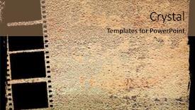  Presentation with film strip - Amazing presentation design having great film strip for textures backdrop and a coral colored foreground