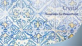  Presentation with wall - Amazing slide deck having great-for-textures-andalusia-style backdrop and a sky blue colored foreground