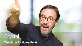  Presentation with baptism ceremony priest - PPT layouts enhanced with great god - middle age priest man wearing background and a dark gray colored foreground