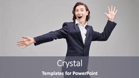  Presentation with emotions - Slides consisting of great-happiness-emotions-of-people background and a gray colored foreground