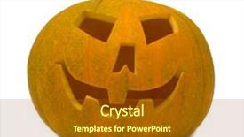  Presentation with lantern - Colorful presentation theme enhanced with great harvest - big orange jack-o-lantern pumpkin backdrop and a  colored foreground