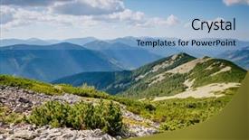  Presentation with awesome - Presentation theme with great hills and picturesque scene of the alpine valley location place carpathian ukraine europe wonderful summertime wallpaper awesome outdoor vacation explore the world's beauty and wildlife background and a light blue colored foreground