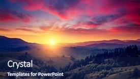  Presentation with filter - Cool new slides with great hills glowing by warm sunlight at twilight dramatic scene colorful sky red clouds carpathian ukraine europe beauty world retro and vintage style soft filter instagram toning effect backdrop and a navy blue colored foreground