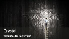  Presentation with great idea - Colorful PPT theme enhanced with great-idea-for-success-achieving backdrop and a dark gray colored foreground