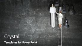  Presentation with great idea - PPT layouts enhanced with great-idea-for-success-achieving background and a dark gray colored foreground