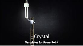  Presentation with great idea - Theme having great-idea-for-success-achieving background and a black colored foreground