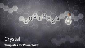  Presentation with great idea - PPT theme having great-idea-for-success-mixed background and a dark gray colored foreground