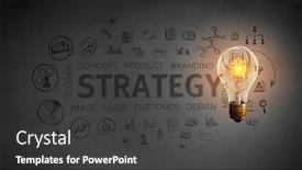  Presentation with great idea - Slide deck with great idea for success background and a dark gray colored foreground