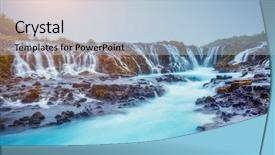  Presentation with powerful - Audience pleasing presentation theme consisting of great impressions - dramatic views of the bright backdrop and a light blue colored foreground