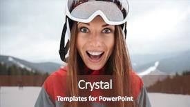  Presentation with lady - Amazing slide set having great impressions - photo of young excited happy backdrop and a  colored foreground