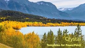  Presentation with abraham - Presentation consisting of great-indian-summer background and a tawny brown colored foreground