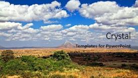  Presentation with africa - Slide deck enhanced with great landscape in malawi africa background and a light blue colored foreground