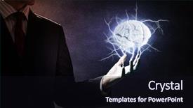  Presentation with mind - Slide set featuring great mind ability background and a wine colored foreground