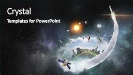  Presentation with alternative - Cool new PPT layouts with great modern world mixed media backdrop and a black colored foreground