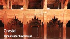  Presentation with india - Colorful slide deck enhanced with great mughal emperor akbar backdrop and a  colored foreground