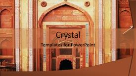  Presentation with mughal - Presentation theme having great mughal emperor akbar background and a  colored foreground