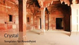  Presentation with india - Cool new PPT layouts with great mughal emperor akbar backdrop and a  colored foreground