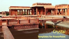  Presentation with india - Presentation design enhanced with great mughal emperor akbar background and a  colored foreground