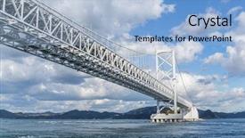  Presentation with japan - Amazing slide deck having great naruto bridge in japan backdrop and a light blue colored foreground