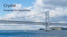 Presentation with bridge - PPT layouts featuring great naruto bridge background and a light blue colored foreground