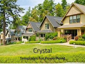 Great Neighborhood Homes PPT template 78 | CrystalGraphics