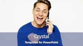  Presentation with lonely man new zealand tourists - Cool new PPT theme with great news happy young man backdrop and a ocean colored foreground