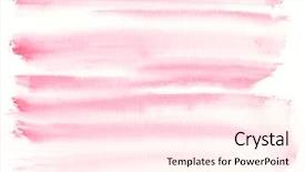  Presentation with abstract watercolor - Audience pleasing slides consisting of great pink watercolor background - watercolor backdrop and a pink colored foreground
