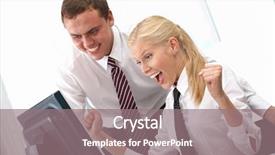  Presentation with monitor computer - Amazing presentation having great place work - successful businessman and his pretty backdrop and a gray colored foreground