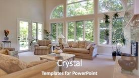  Presentation with room - Presentation consisting of great room with vaulted ceilings background and a coral colored foreground