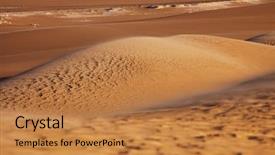 Presentation with sahara - Slides with great sahara desert near siwa western egypt background and a gold colored foreground