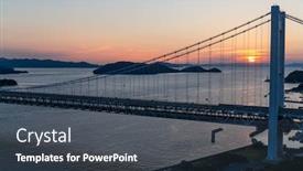  Presentation with bridge - Amazing presentation having great seto bridge during sunset backdrop and a tawny brown colored foreground