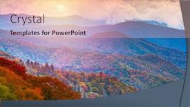 Presentation with tennessee - PPT layouts enhanced with great-smoky-mountains-national-park background and a lemonade colored foreground
