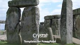  Presentation with stonehenge - PPT layouts having great standing stones of stonehenge background and a dark gray colored foreground