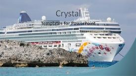  Presentation with coast line - Beautiful slides featuring great-stirrup-cay-bahamas-january backdrop and a light blue colored foreground