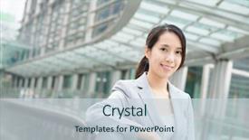  Presentation with asian - Amazing slide deck having great supervisor - asian business woman backdrop and a lemonade colored foreground