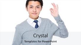  Presentation with how do i sign in - Audience pleasing slide deck consisting of great supervisor - businessman with ok sign gesture backdrop and a light blue colored foreground