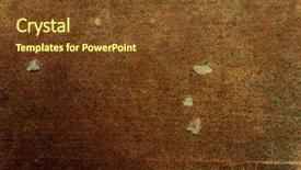  Presentation with wall - Cool new presentation theme with great textures for your design backdrop and a tawny brown colored foreground