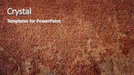  Presentation with wall - Colorful PPT theme enhanced with great textures for your design backdrop and a tawny brown colored foreground