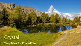  Presentation with popular - Slide set featuring great-view-of-grindjisee-lake background and a tawny brown colored foreground