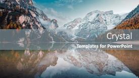  Presentation with rock - Slides with great-view-of-the-mighty and a gray colored foreground