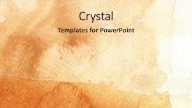  Presentation with abstract watercolor - Slide deck consisting of great watercolor background - watercolor paints background and a blonde colored foreground