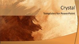  Presentation with watercolor - Cool new PPT theme with great watercolor background - watercolor paints backdrop and a yellow colored foreground